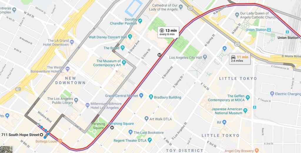 Map to Metro Headquarters From: 7 th St.