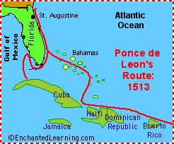 Spanish Florida 1513 Ponce de Leon *traveled