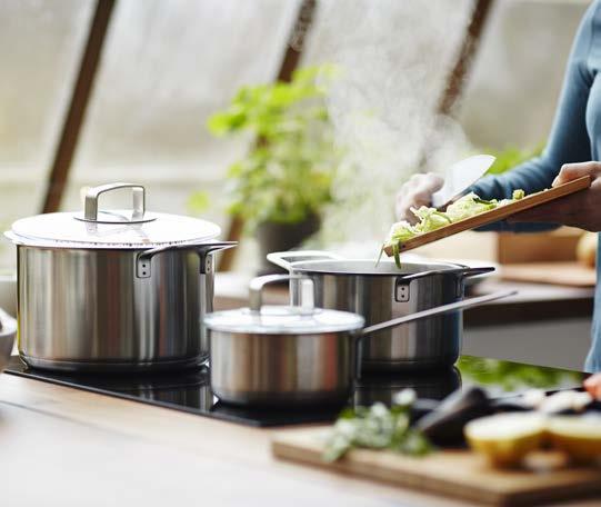 From one pot dish to different things cooking PH124568 IKEA PRESS KIT /APRIL 2015 / 22 We wanted to make the cookware in strong and durable stainless steel that would last for years and resist