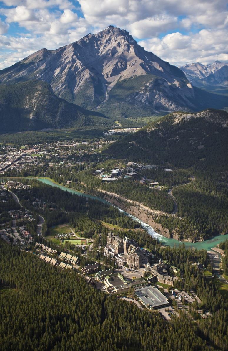 The trailhead to the walkways will be in Central Park in the town of Banff, marked by an interpretive panel to celebrate