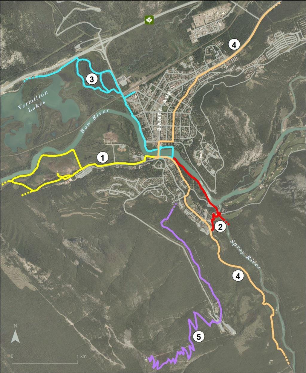 Main Trails have been identified for this project but all stories will be accepted: 1.Cave and Basin Marsh Loop Sundance Canyon 2.