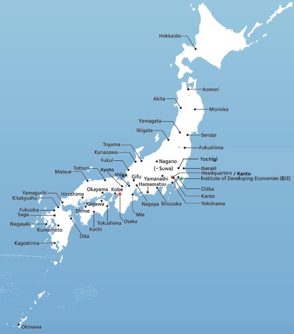 45 domestic offices Miyazaki Our local network in Japan Quickly connecting Japanese companies to the world by making full use of our office network! Copyright (C) 2017 JETRO. All rights reserved.