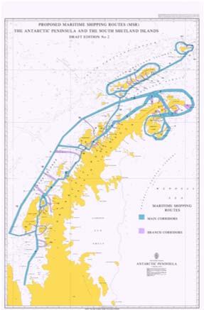 Areas surveyed HCA Chart Scheme Antarctic Peninsula Channels &
