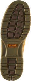 HARRISON 6 Wheat W05065 Steel-Toe Waterproof Nubuck Leather Upper Moisture Managing Mesh with waterproof membrane lining Removable open-cell PU cushion footbed Rubber/Polyurethane Lug outsole Cement