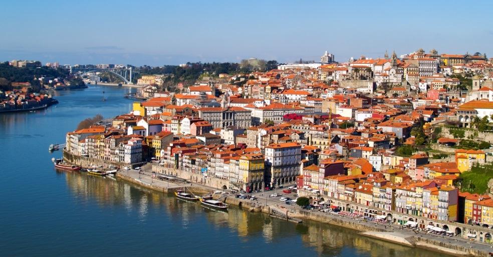 impressive six bridges ending our Porto Visit on a Port Wine Cellars.