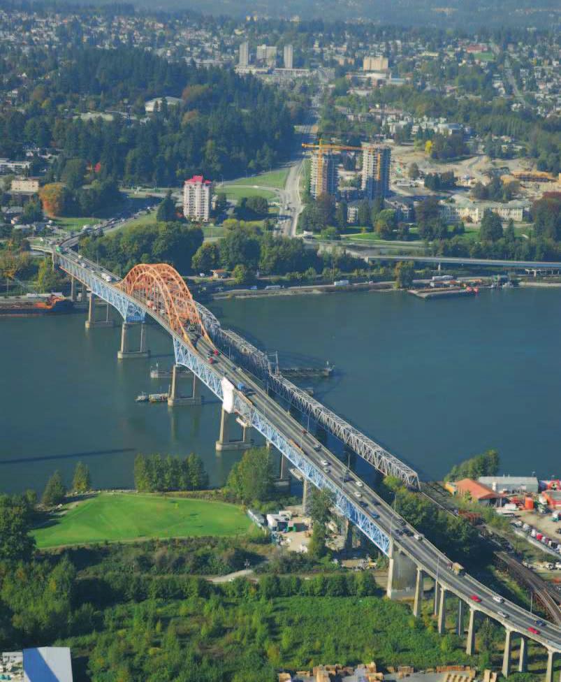 Current Conditions Pattullo Bridge is busy» Typically 64,000 vehicles, including 4,600 trucks, cross on weekdays Traffic lanes are narrow» No centre barrier» Centre lane closures at night to improve