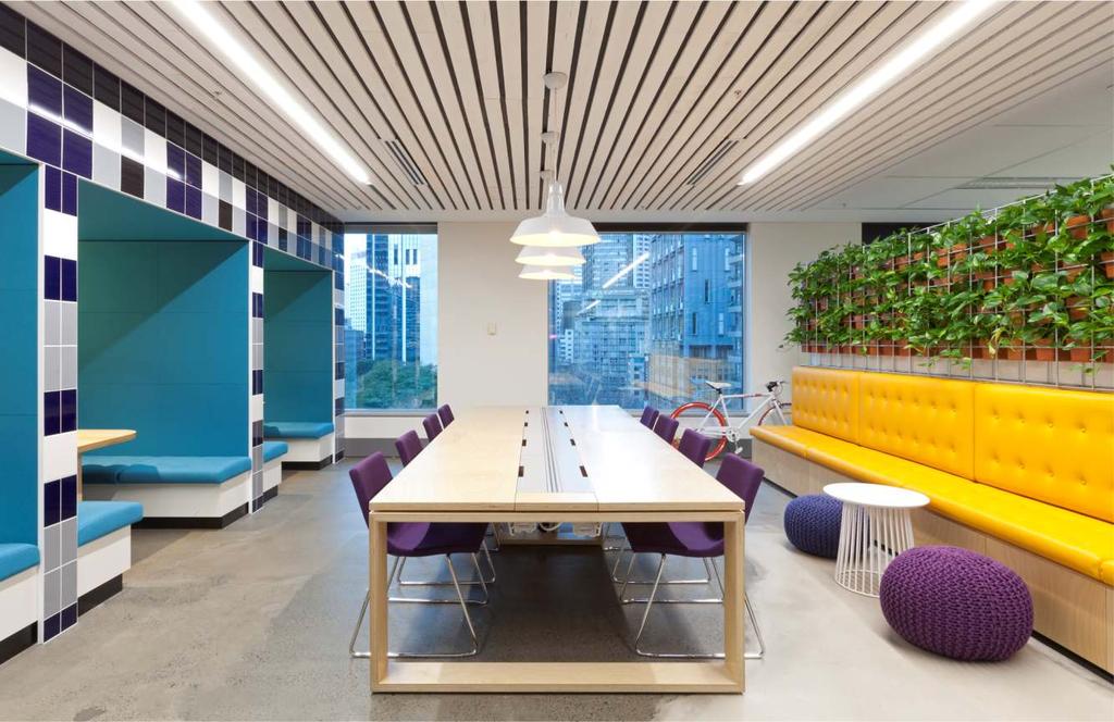 Collaborative Workspaces, Lounges & Breakouts Flexible