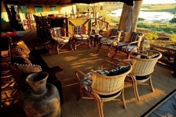 This elegant camp is sheltered by African ebony and knobthorn acacia trees and faces out across the Linyanti Swamps.