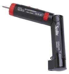 POWER SCREWDRIVERS XP1 Cordless Driver XP1 kit contains a driver, battery, battery charger, 3 bits, and 1 adapter for use with all Xcelite Series 99 interchangeable bits Features: Multi-stage clutch