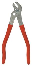 51CG For firm gripping and looping of wire Serrated jaw Forged alloy steel construction, precision machining and scientific proportioning Side cutter feature Red plastic-coated cushion grip provides