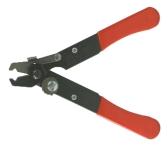 (including V notches) fixture ground to ensure perfect shearing action every time Easily adjustable cam allows tool to be set to fit all commonly used insulated wires Smooth working safety lock Red