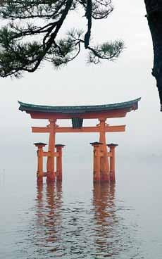 quality. Miyajima Island, or Itsukushima, is a tranquil forested island, surrounded by oyster farms, set in the Seto Inland Sea. The Itsukushima shrine was built in 593 A.D.