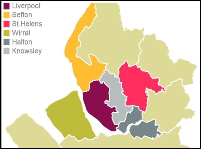 Liverpool City Region an over view Population: 1.5m; functional economic population: 2.
