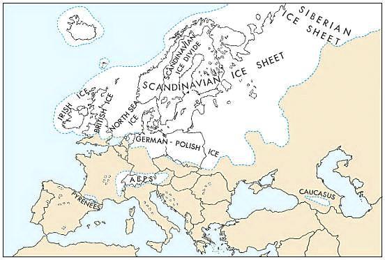 4. Glaciation in Eurasia & the Southern Hemisphere a.
