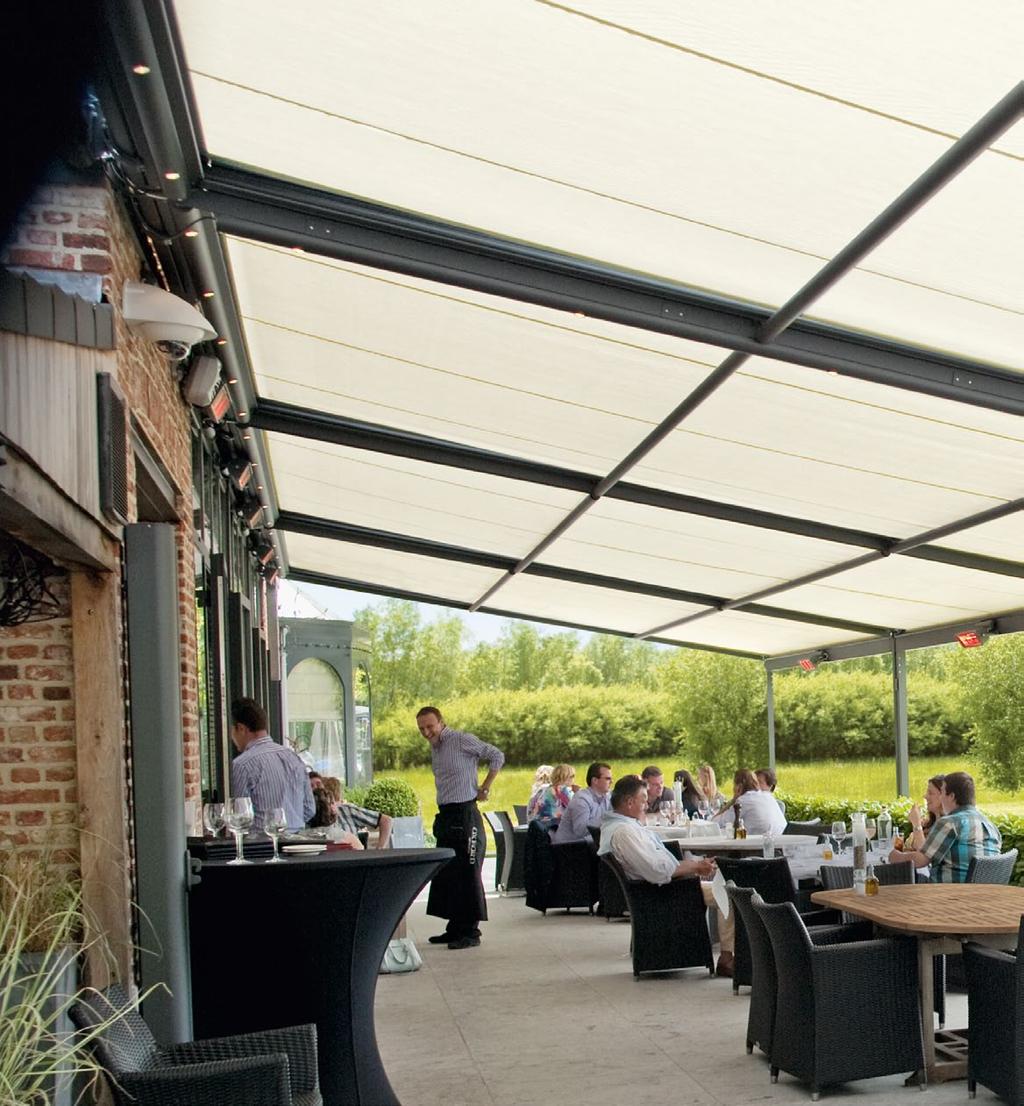 Commercial weather protection by weinor First-class solution for your enterprise With weinor awnings, patio roofs and Glasoase you instantly increase your sales area and your turnover.