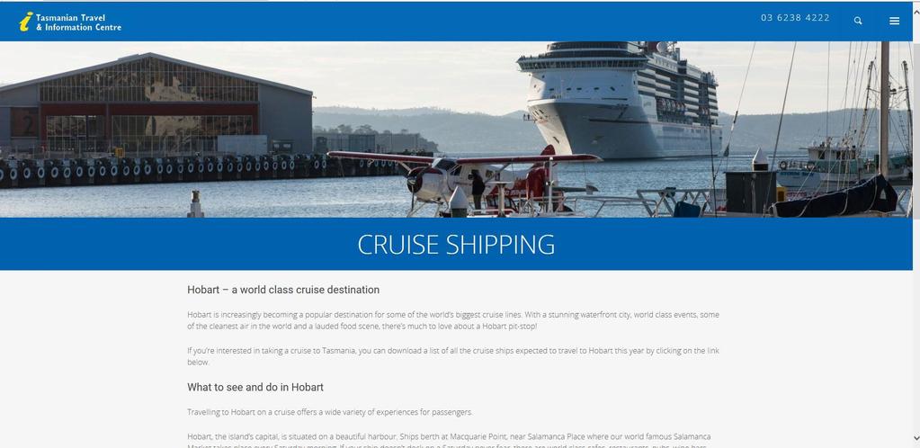 au/cruiseships tasports.