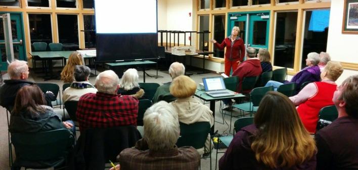 The 2014 annual joint open house for the Deception Pass Park Foundation and the State Park got some toes tapping before the meeting even started, thanks to the welcoming music of the Penn Cove