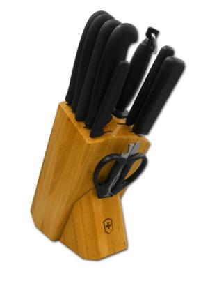 to inquire WINEWOOD 9 PIECE SET WITH WOODEN KNIFE BLOCK Call to inquire Includes: 10 Cook s 10 Pastry/Bread 10 Slicer, Regular 6 Utility 6 Boning, Semi-stiﬀ 8