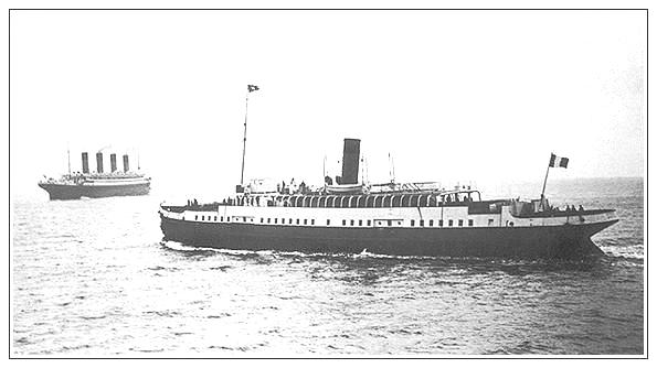 NOMADIC Tender to TITANIC Synopsis NOMADIC was ordered by the White Star Line in 1910 to serve as a tender for a trio of huge ocean liners...including the ill-fated TITANIC.