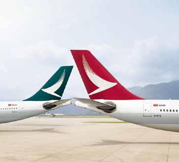 & Cathay Dragon Dedicated check-in counter, free upgrade & excess baggage