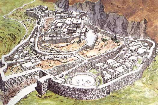 Mycenaean s Kingdom Each Mycenaean king lived in a palace built on a hill, protected by stone walls.