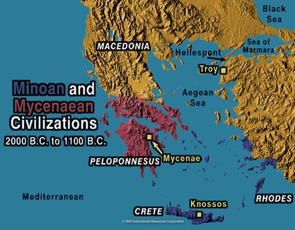 , the Mycenaeans left their