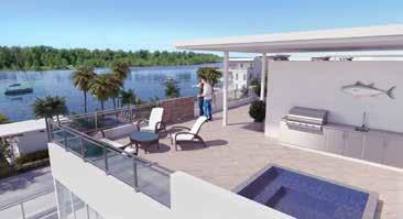 The project is located adjacent to the Intracoastal Waterway on Hollywood Beach and also includes a marina.