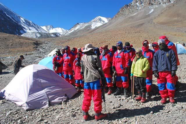 Expedition in Tents at Leh.