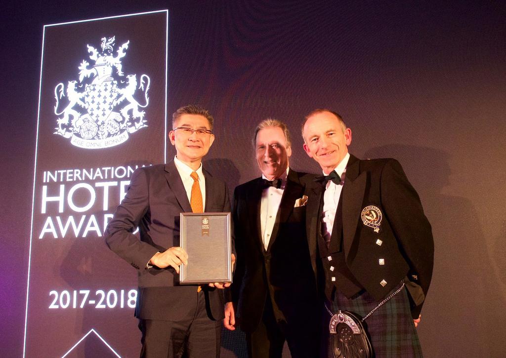 AWARDS 2017-2018 Treetops Executive Residences recently had the honour of representing Singapore on the world stage at the International Hotel Awards 2017-2018, winning the top title of Best