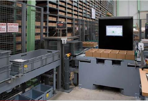 Mini-load sustav napravljen je od dva skladišna bloka. Svaki blok ima 41 razinu i 41 skladišni kanal. Sustavom upravlja računalo Wearhouse Menagment Software (WMS).