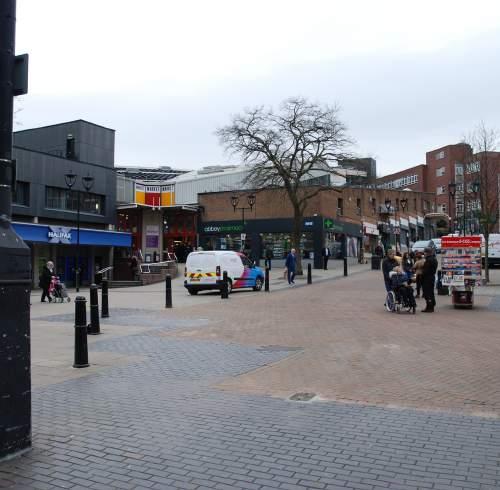 Poorer Quality Public Realm Effingham Square; a vast, predominantly hard space that would