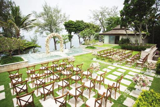 We have various of venue for your choosing: Weddings The Deck overlooking the sea and sunset