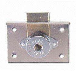 Material: zinc alloy lock housing and brass cylinder.