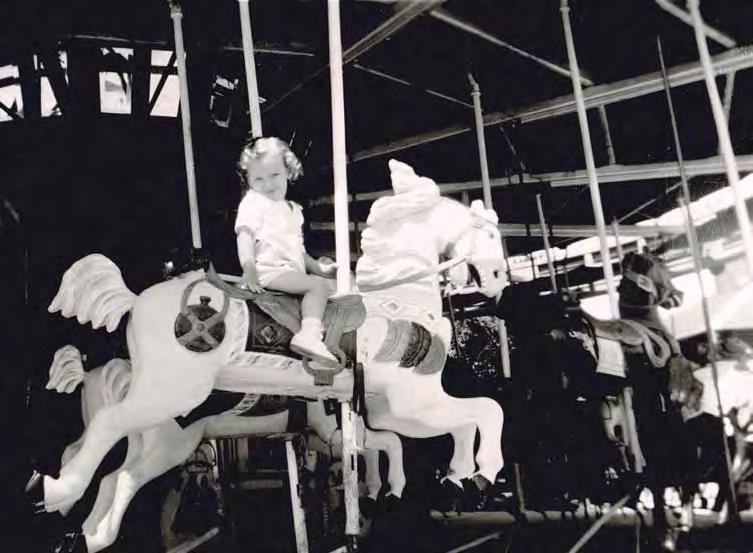 In 1937, The Sultan of Java Bought a Kansas Carousel for his 48 Wives The Harem Merry-Go-Round This cutie enjoys a ride on a Parker carousel, believed to be at Exchange Park, Brookhaven, MS.