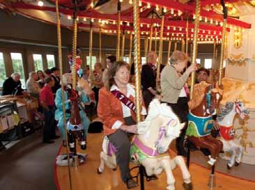 This program acknowledges the carousel as the magnificent machine that it is, and uses it to explore the principles of measurement, geometry, sound and force.