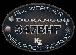 is standard on all Durango fifth wheels!