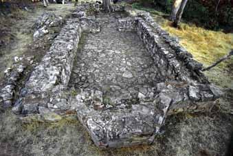 In addition to the pagan custom of the cremation of the deceased that survived into the 4th century, burials by inhumation are present as well.
