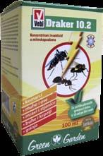 skladišta, ostave i druge prostore). Djelotvoran je i protiv letećih kukaca (muhe, obadi, komarci, mušicea, ose) koji dođu u dodir s tretiranim površinama (zidovi, podovi, roletne, tende, itd ).