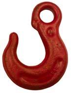 94 20,200 Chain & Hook Hardware Chain Slip Hook (Quench & Tempered) Finish: Self-Colored, Heat Treat (part is red in color) Origin: Import : Ultimate load is 4 times the working load limit