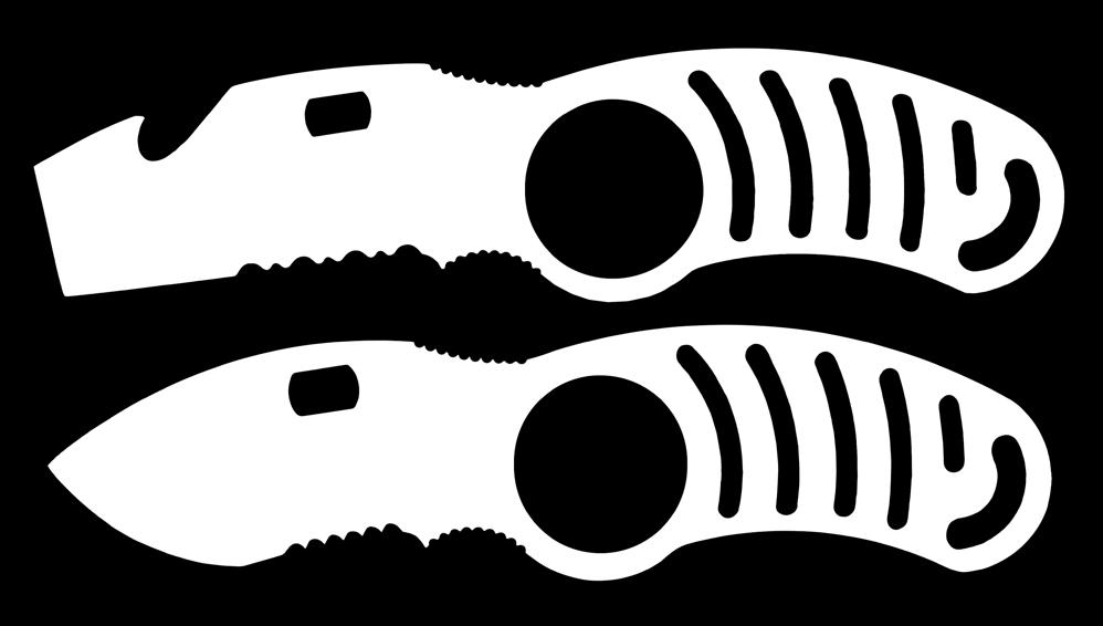 Edge Shield Badge Holder Knife Combo