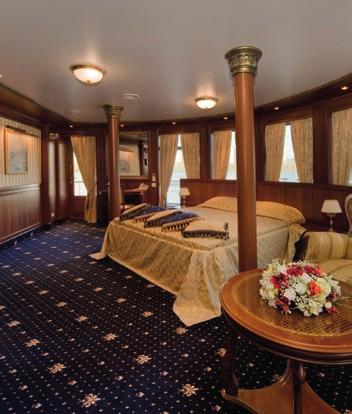 The result is a splendid and spacious vessel which offers the most superior accommodation and services on the route.