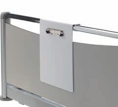 The solid laminate tablet is equipped with a handle and can be put in three different