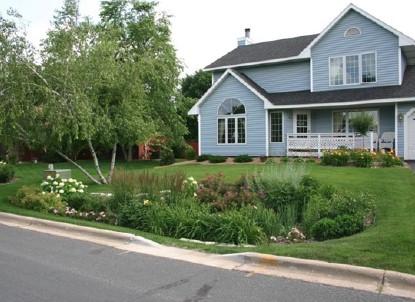 Rain gardens help prevent pollution from reaching our water bodies by temporarily storing runoff and allowing