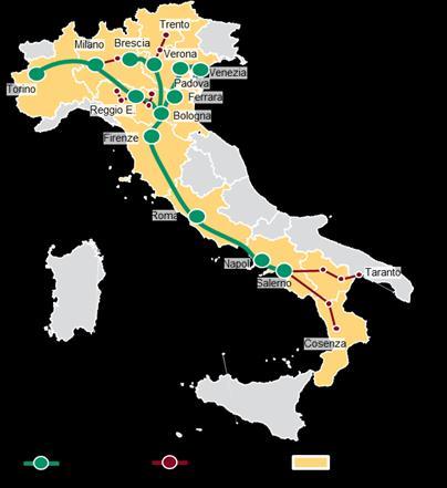 Network and Key Success Factor Italo Network Key success factors for the performance improvements Italo Network 2017 Italobus Network 2017 88 daily services in 2018 ~71% of Italian population Network