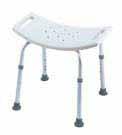 Invacare /Aquatec Shower stools and chairs Invacare Cadiz Shower Stool Easy to handle seating height adjustment from 360 to 510 mm. Ergonomic seat surface.