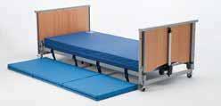 It also reduces shear and friction when the bed sections are being adjusted and prevents clients sliding downwards.