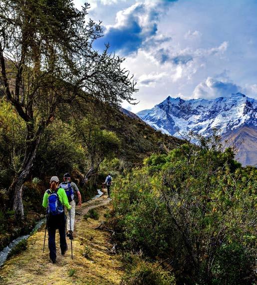 to cloud forest Walking tour to explore Cuzco, capital city of the Incas The Inca trail is the most wellknown of all the trekking routes to Machu Picchu and was recently rated by National Geographic