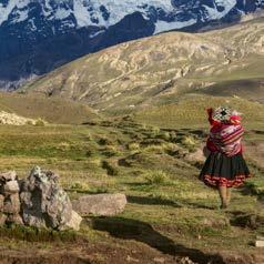 Inca Trail The best trekking routes Lares Trail 7 days Trek through the fabulously fertile Sacred Valley Visit authentic villages where time has stood still Stunning mountain scenery along the whole