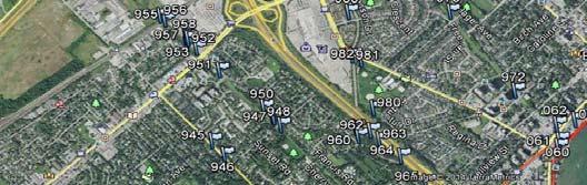 Across entire city, with focus on the urban area 170 GPS waypoints 850 photos 9 The