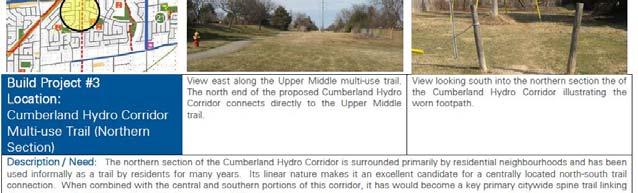 Implementation: Build Projects Example: Initiative #3 Cumberland Hydro Corridor Multi-use Trail (Northern Section) 15 Implementation: Advance